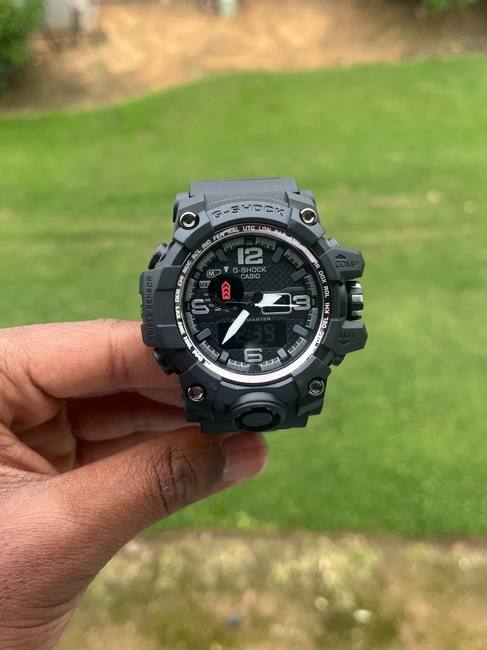 G-Shock Black Rugged Mud Resist Digital-Analog Smartwatch